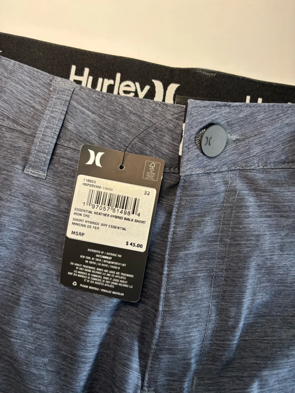 Hurley men essential